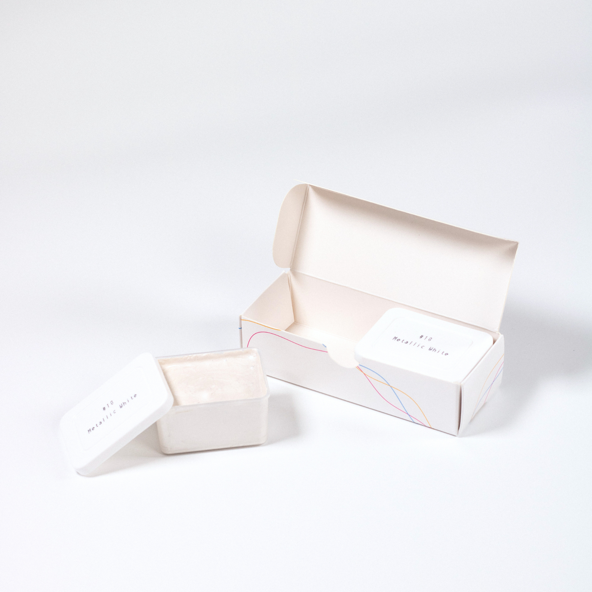 Gouache Metallic White Refills 50ml/1.7oz (2 pcs.)