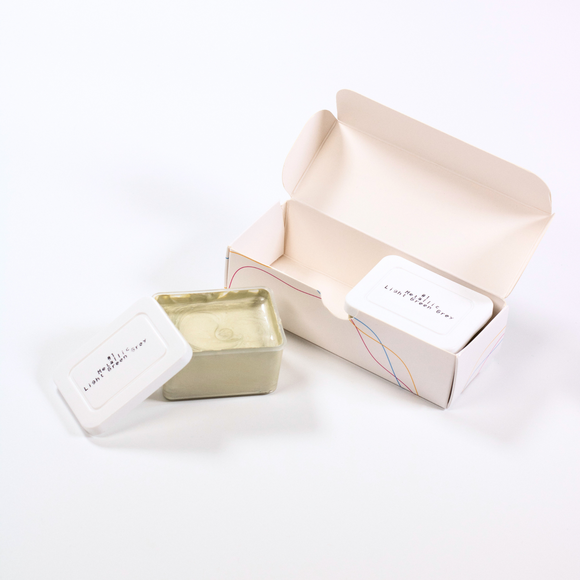 Gouache Metallic Light Green Grey Refills 50ml/1.7oz (2 pcs.)