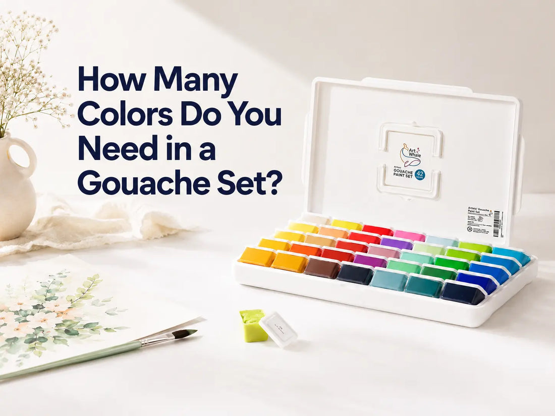 How Many Colors Do You Need in a Gouache Set?