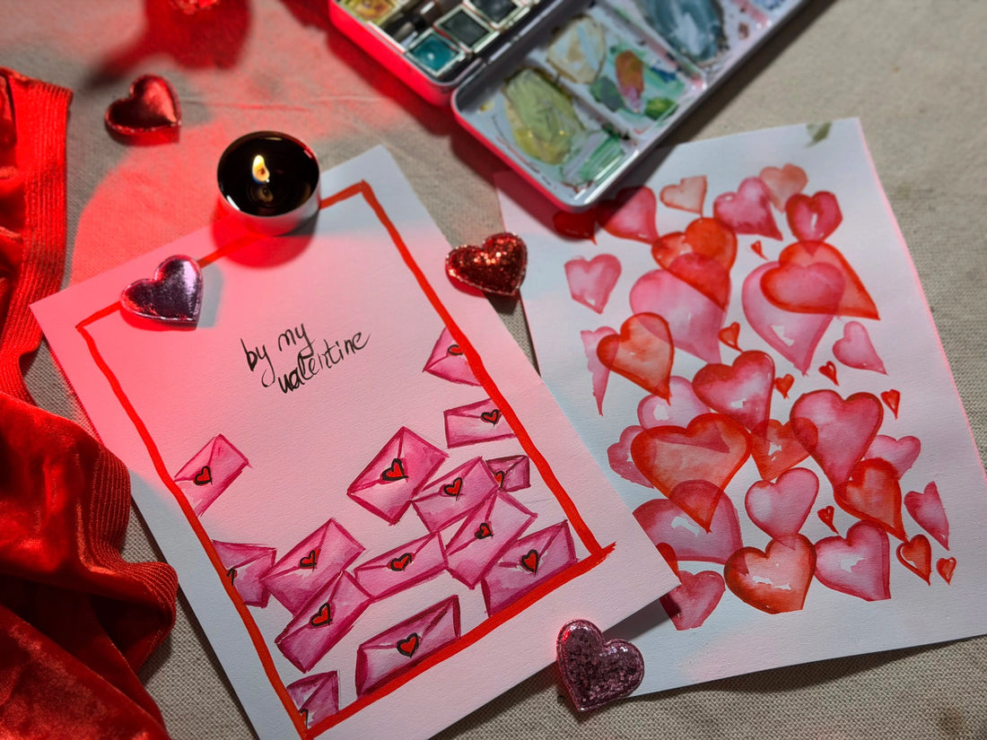 Valentine’s Day Watercolor Tutorials ❣️