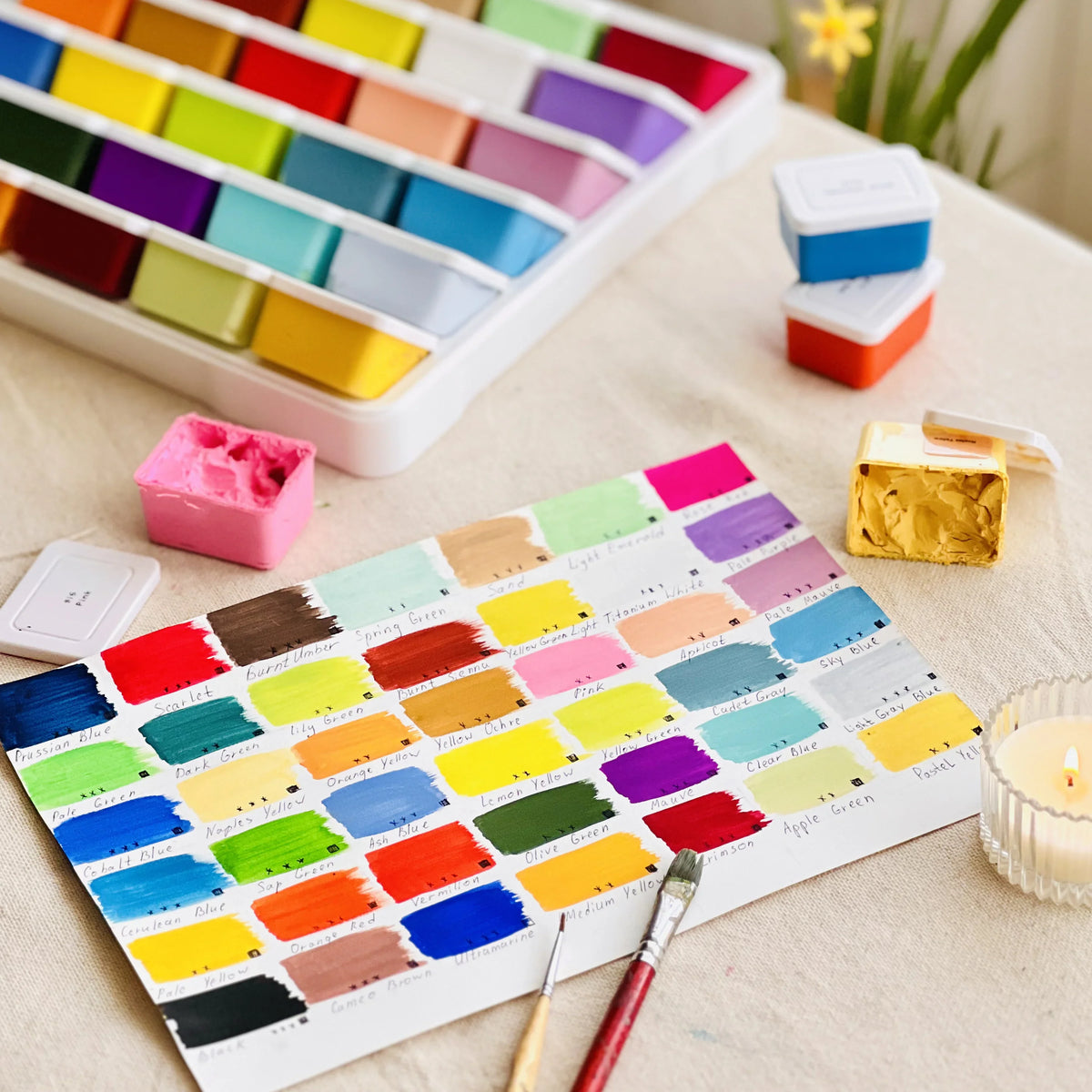 Gouache Paint Sets
