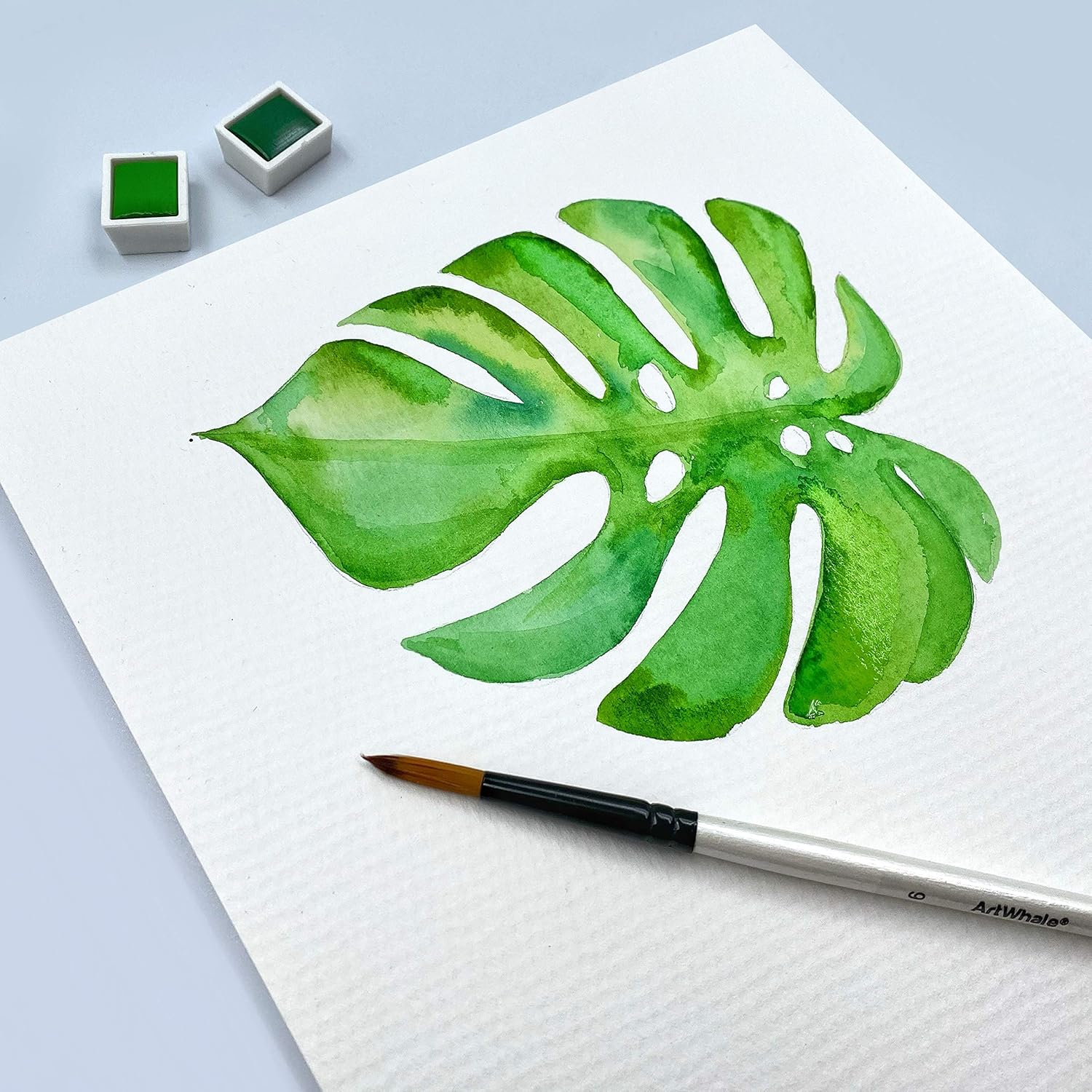 Watercolor Paper/Cold Pressed Paper/Pack of 2 Pads/9”x12” inches - 24 Sheets Each