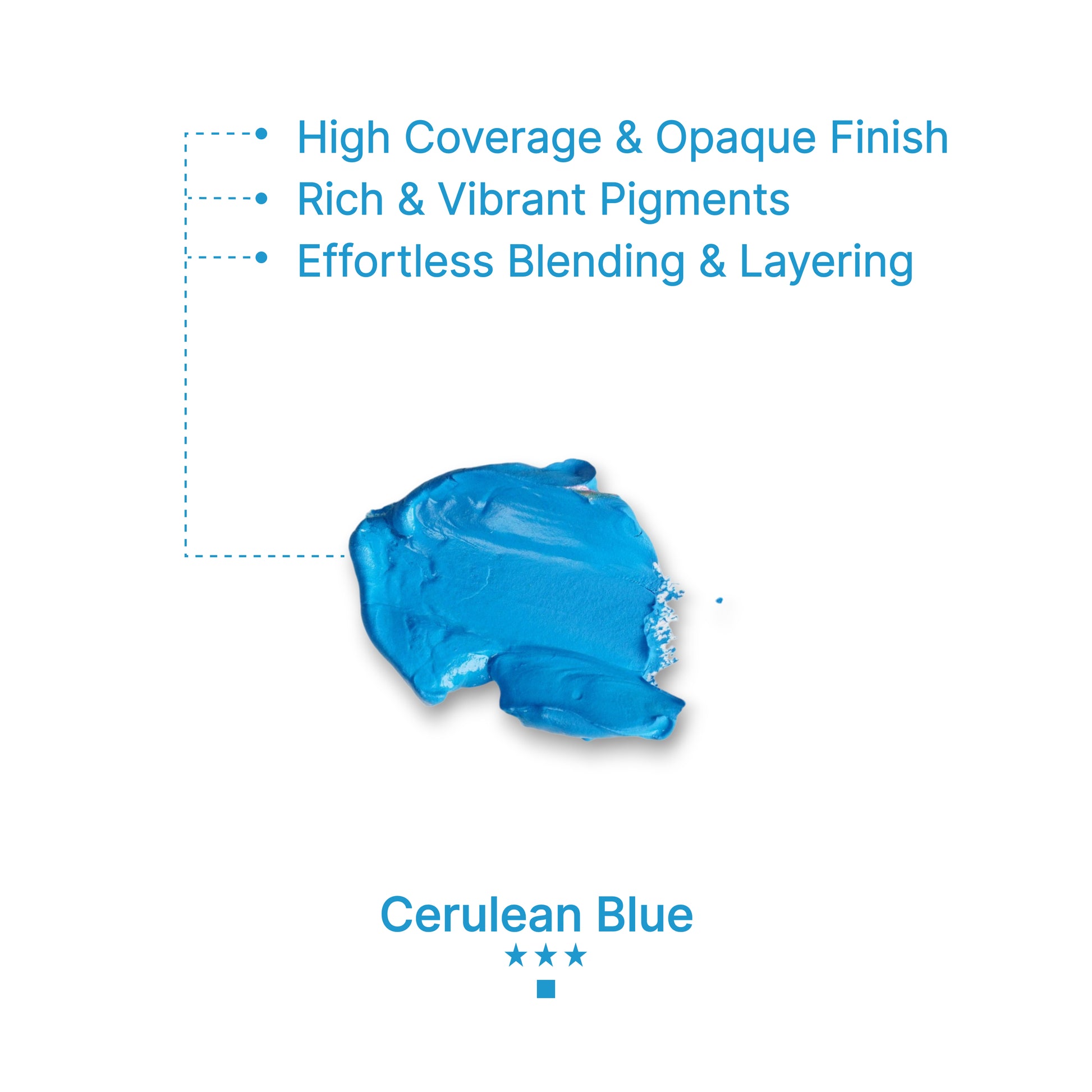 Gouache Cerulean Blue Refills 50ml/1.7oz (2 pcs.)