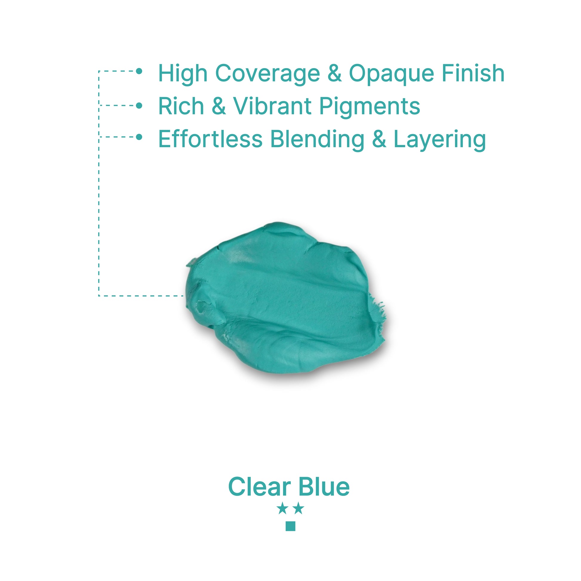 Gouache Clear Blue Refills 50ml/1.7oz (2 pcs.)