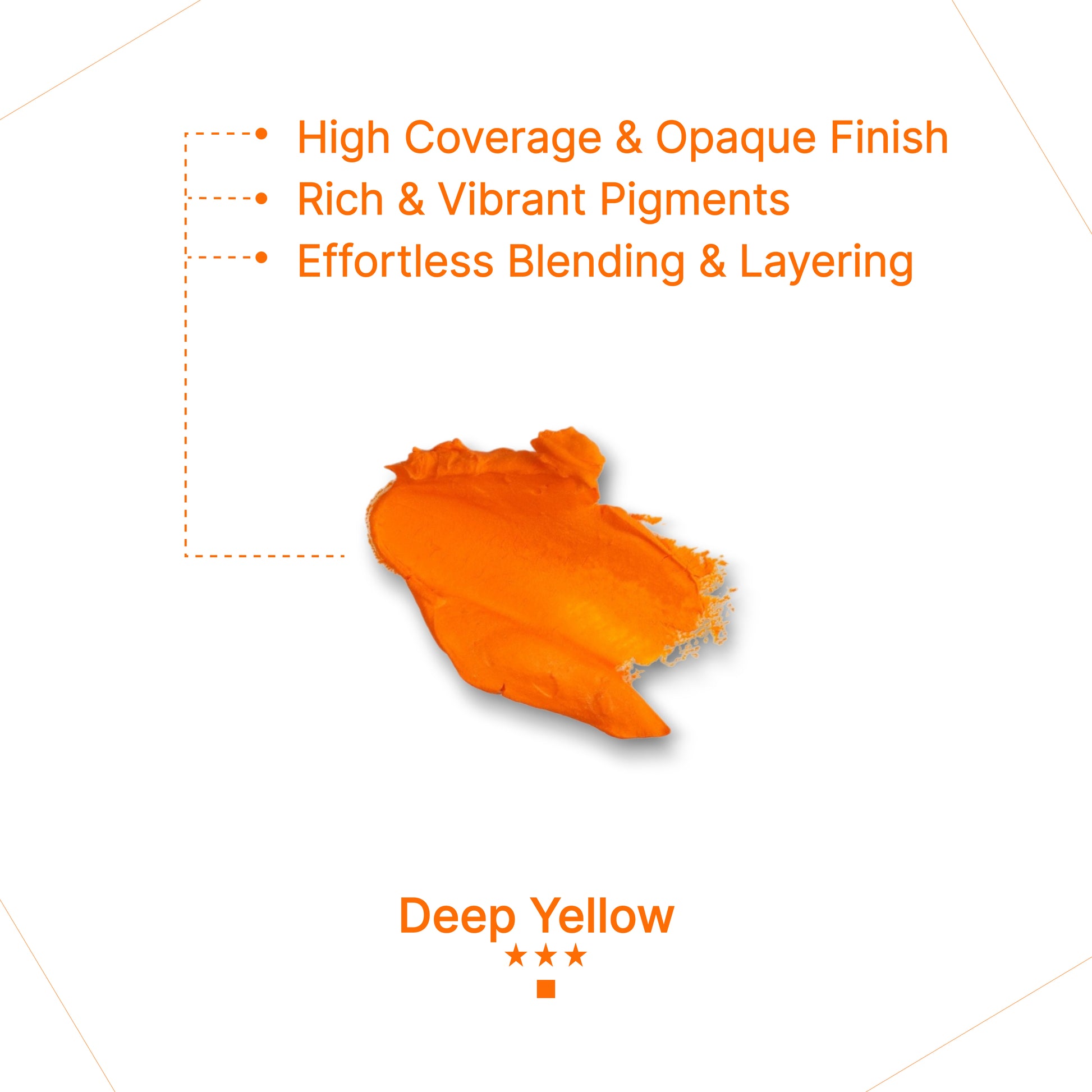 Gouache Deep Yellow Refills 50ml/1.7oz (2 pcs.)