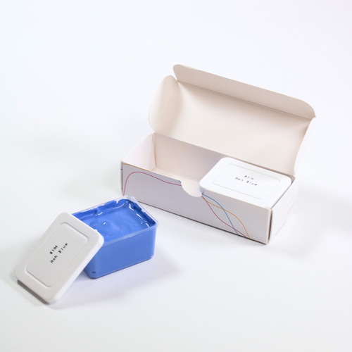 Gouache Paint Ash Blue Refill 50ml – Art Whale Single Color Gouache Cups with Lids, Highly Pigmented, Refillable, Smooth Creamy Texture (2 pcs)