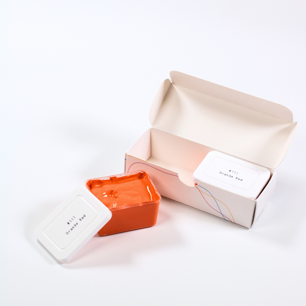 Gouache Orange Red Refills 50ml/1.7oz (2 pcs.)