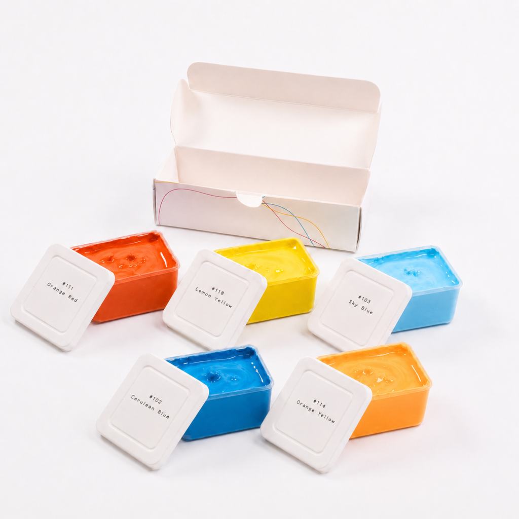 Summer Gouache Paint Refill Bundle – 5 Colors 10×50ml| Art Whale