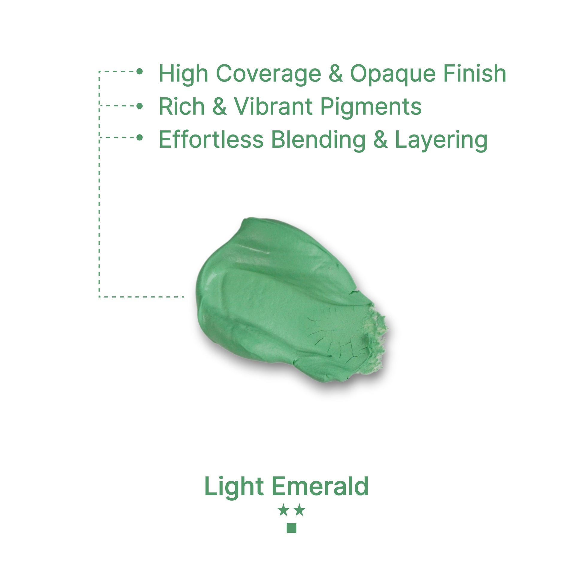 Gouache Light Emerald Refills 50ml/1.7oz (2 pcs.)