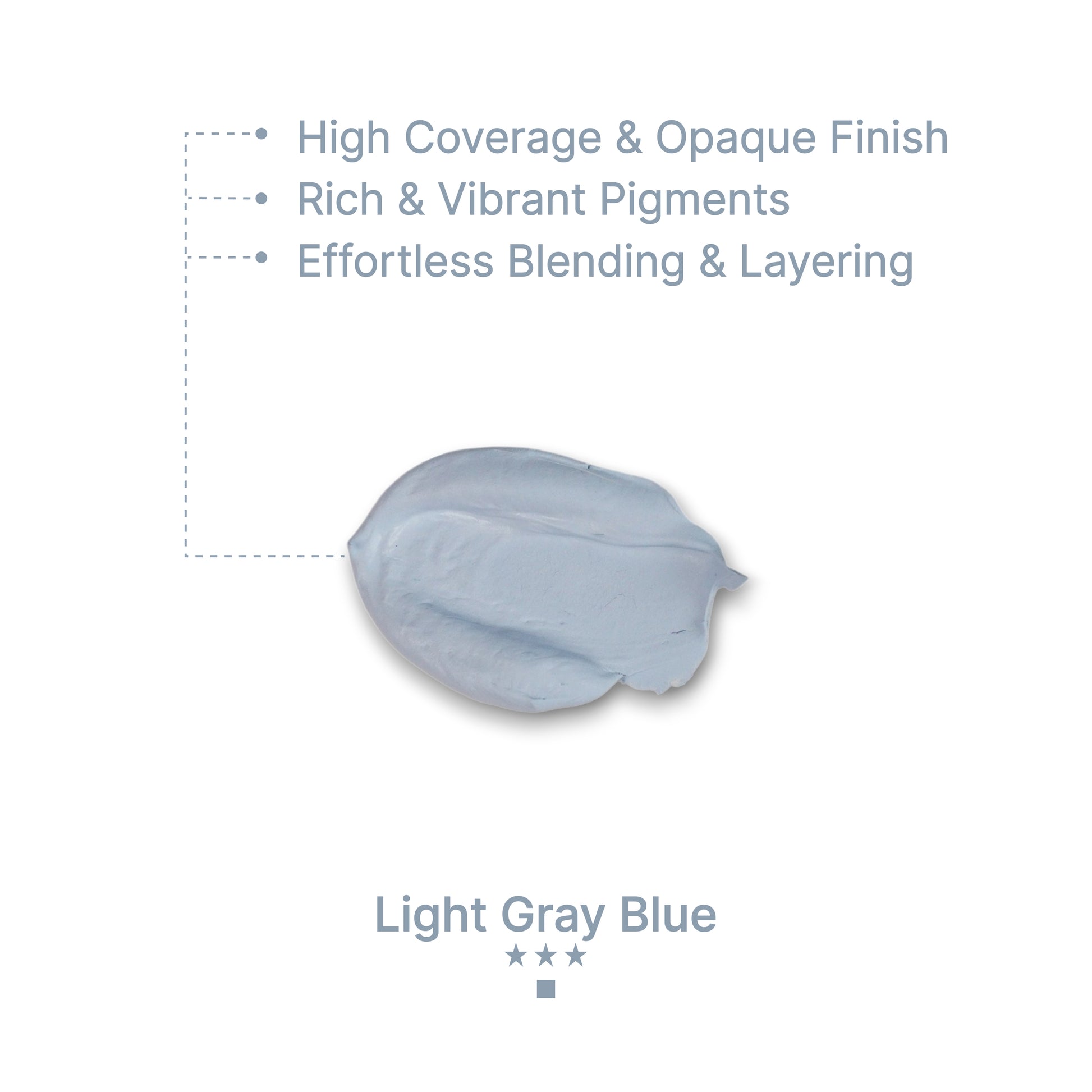 Gouache Light Gray Blue Refills 50ml/1.7oz (2 pcs.)