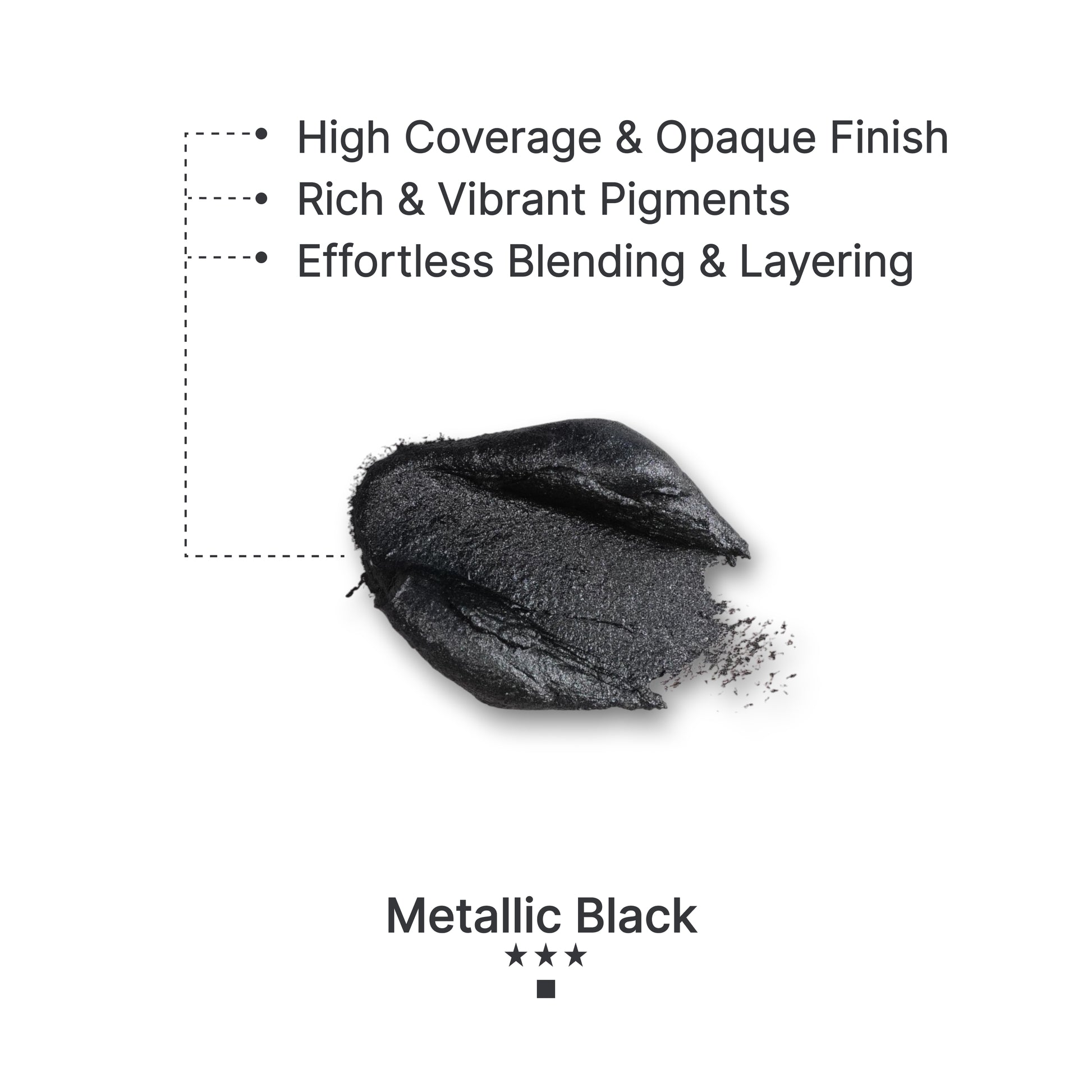 Gouache Metallic Black Refills 50ml/1.7oz (2 pcs.)