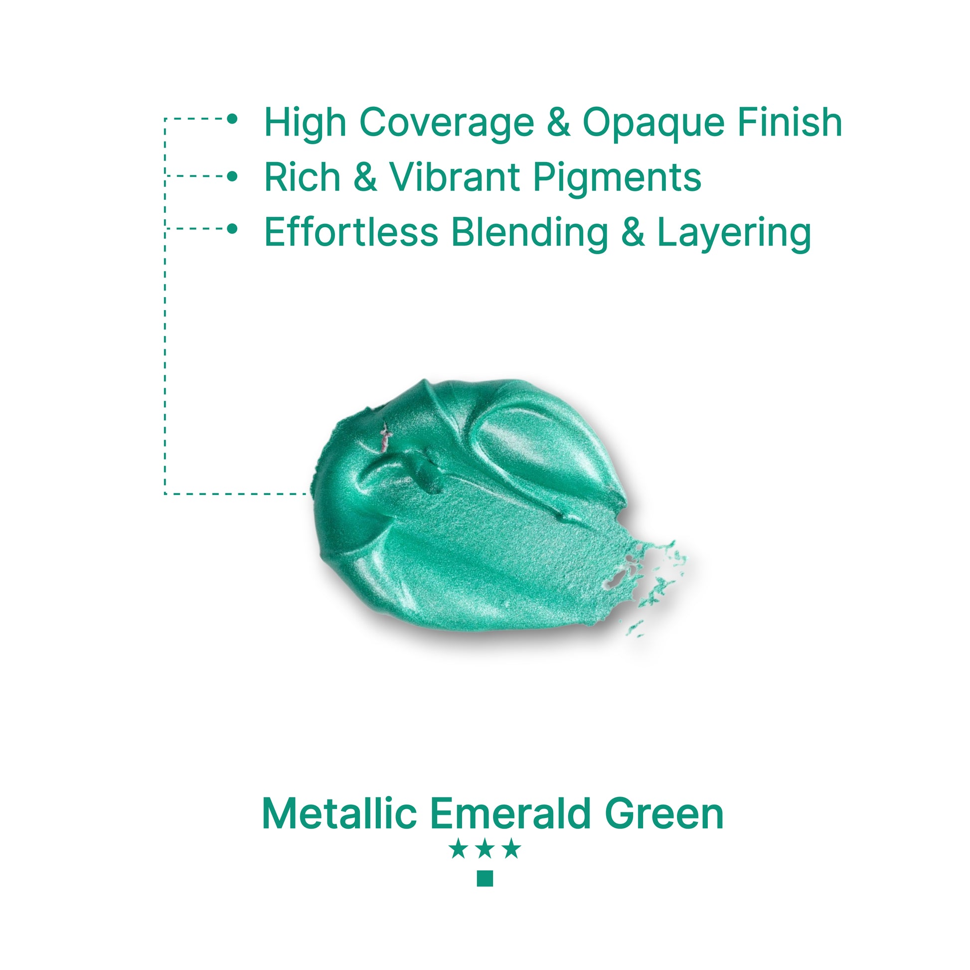 Gouache Metallic Emerald Green Refills 50ml/1.7oz (2 pcs.)