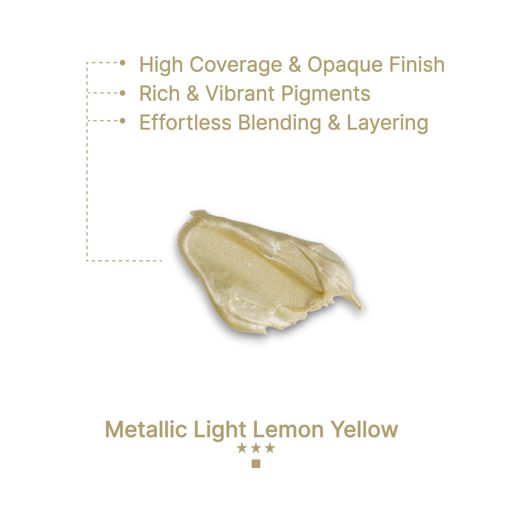 Gouache Metallic Light Lemon Yellow Refills 50ml/1.7oz (2 pcs.)