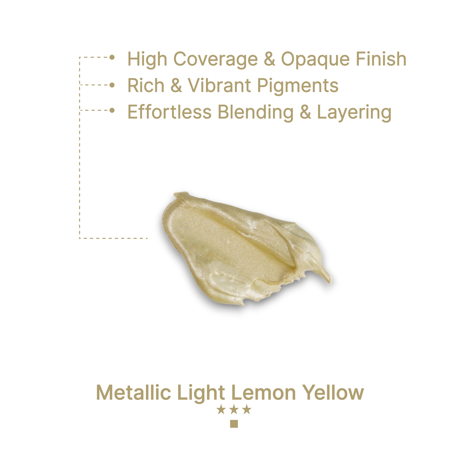 Gouache Metallic Light Lemon Yellow Refills 50ml/1.7oz (2 pcs.)