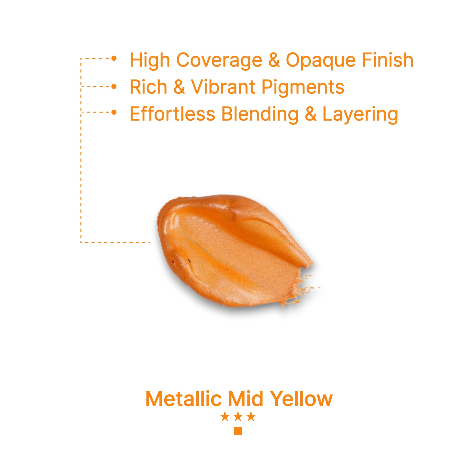 Gouache Metallic Mid Yellow Refills 50ml/1.7oz (2 pcs.)