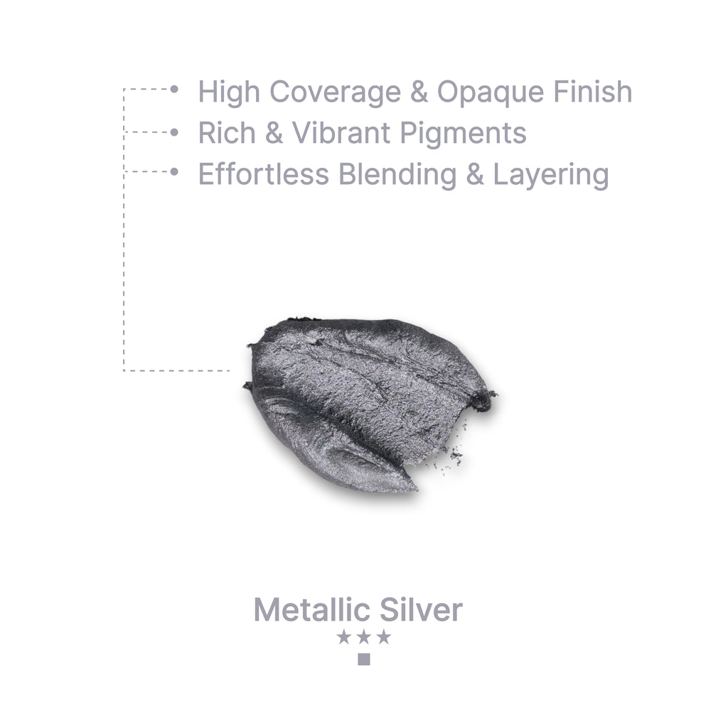 Gouache Metallic Silver Refills 50ml/1.7oz (2 pcs.)
