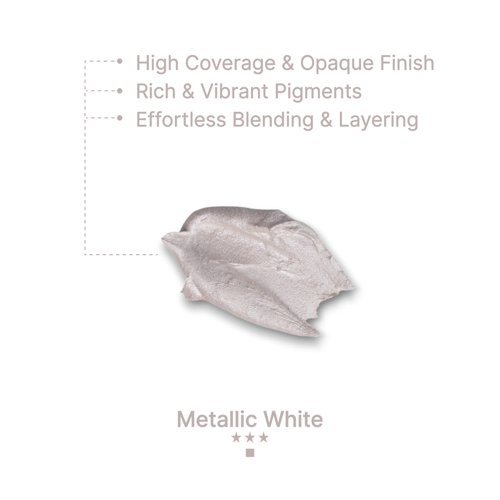 Gouache Metallic White Refills 50ml/1.7oz (2 pcs.)