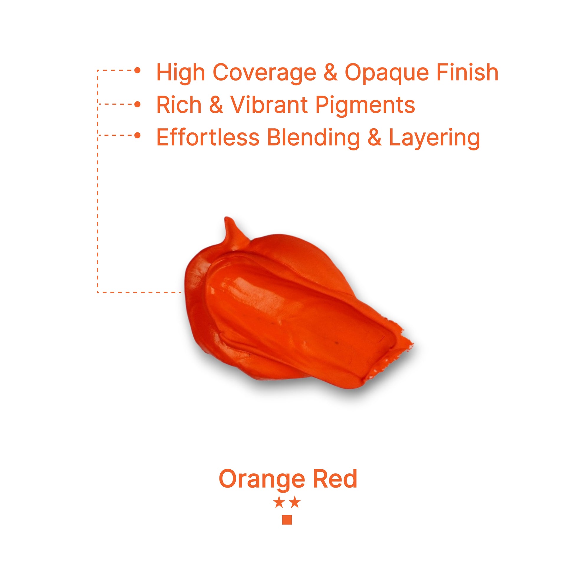 Gouache Orange Red Refills 50ml/1.7oz (2 pcs.)