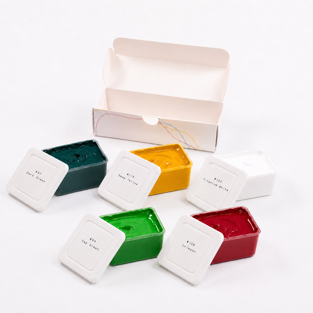 Christmas Gouache Paint Refill Bundle – 5 Colors 10×50ml | Art Whale