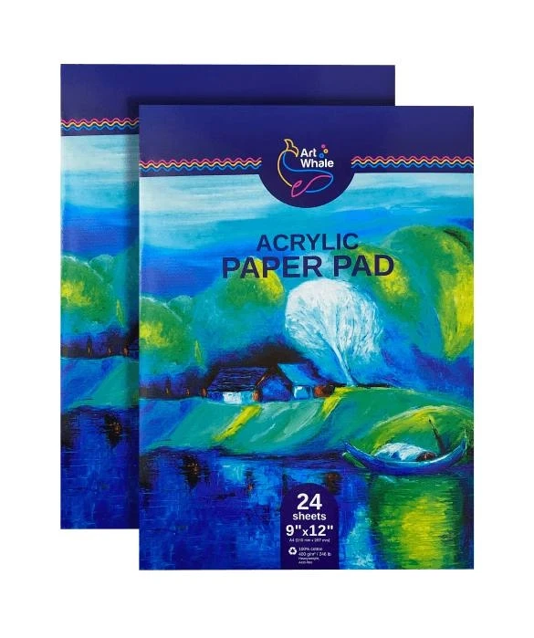 Acrylic Paper Pads, pack of 2